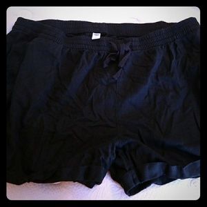 Old Navy Black Linen shorts
